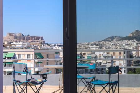 Studio With Private Terrace And View Of Acropolis! Aten Exteriör bild